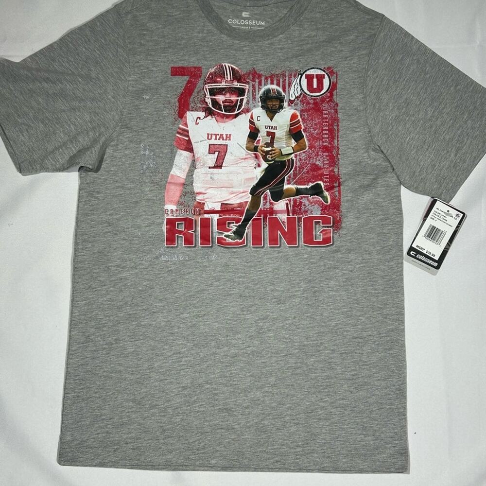 Cameron Rising Utah Colosseum Gray T-Shirt NWT Size S‎ MSRP $39.99